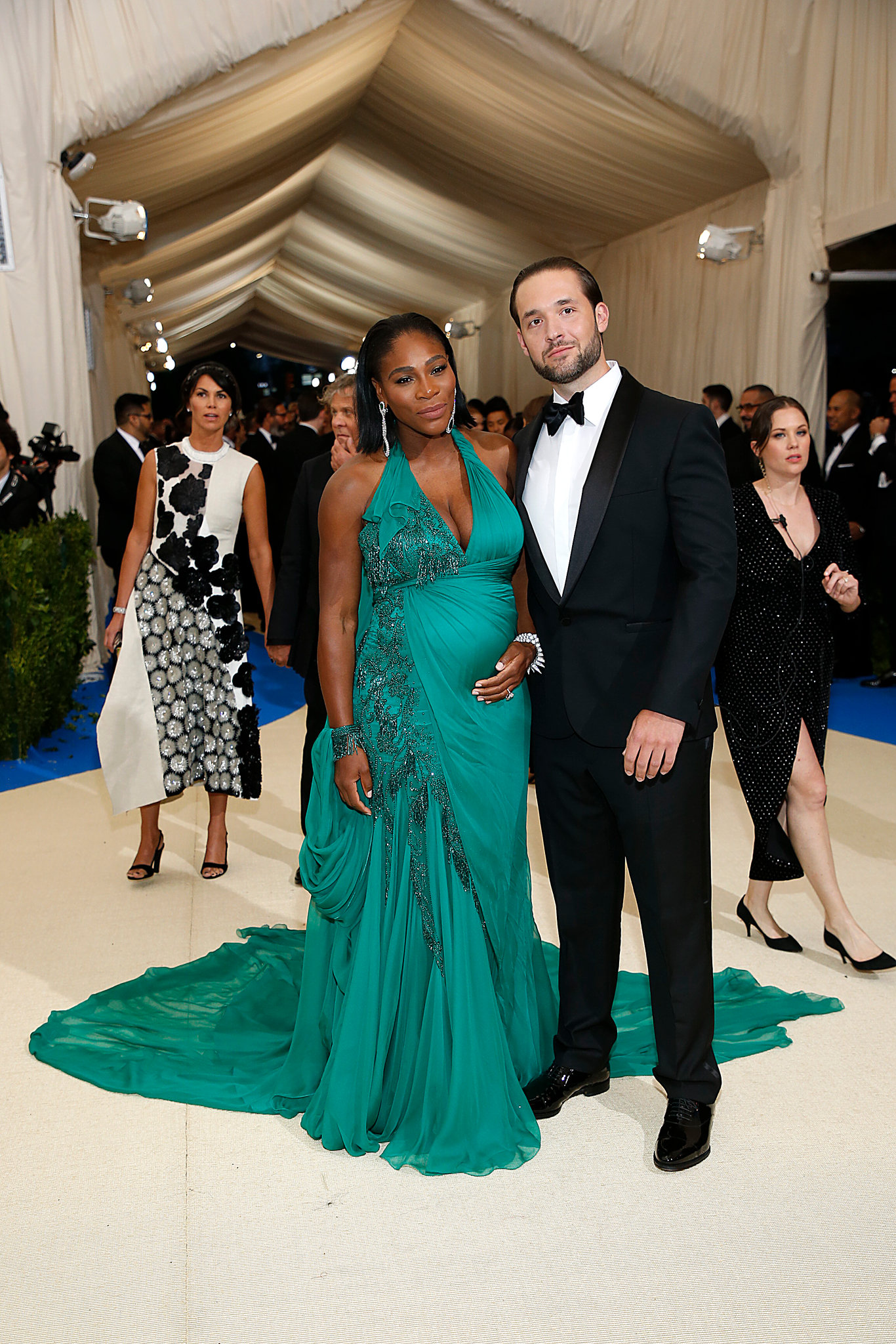 Serena Williams and Alexis Ohanian